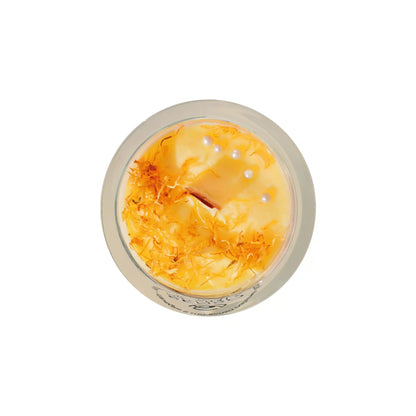 Candela Di Soia Bio Profumo Vaniglia E Mandarino
