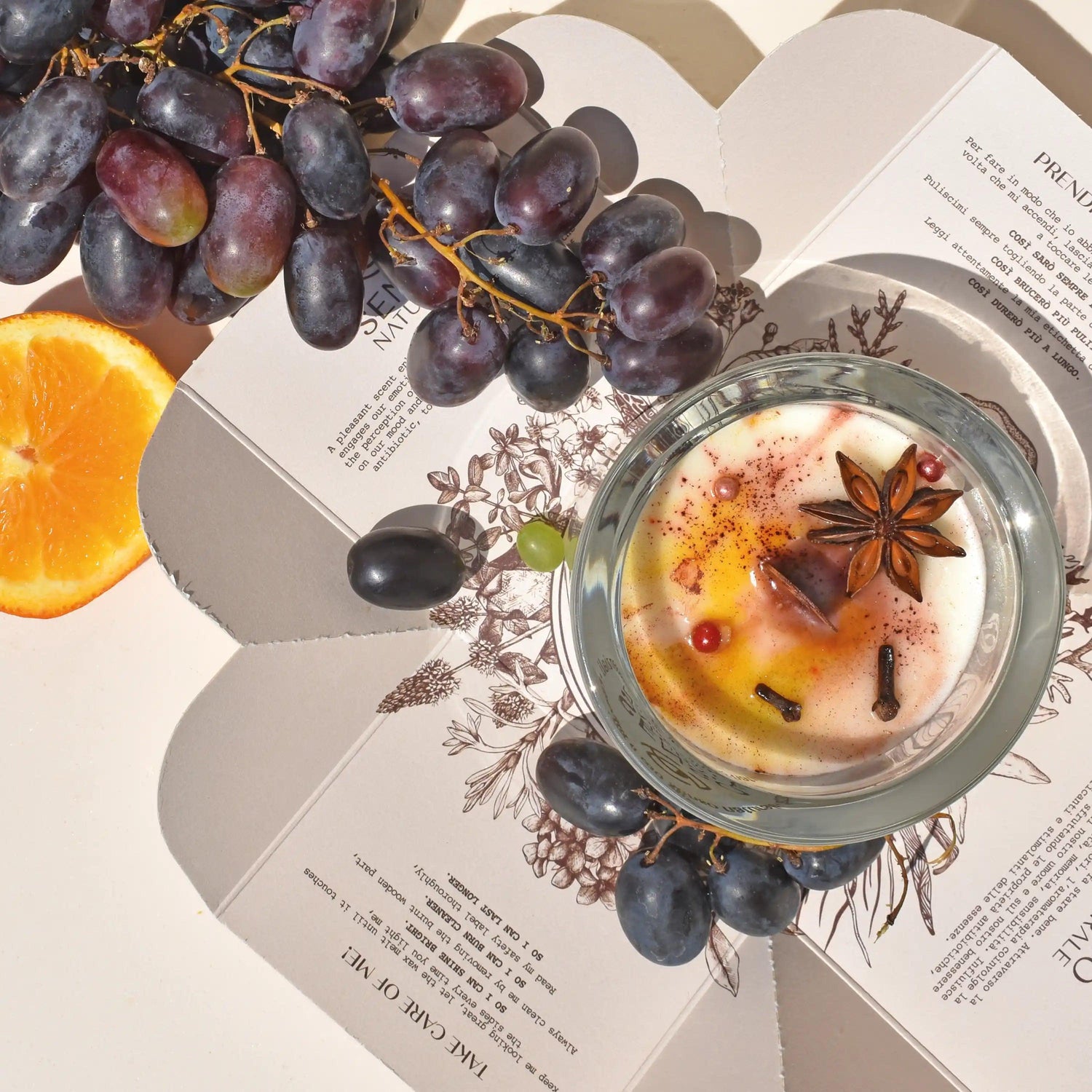 Candela Di Soia Bio Profumo Vin Brule E Cannella