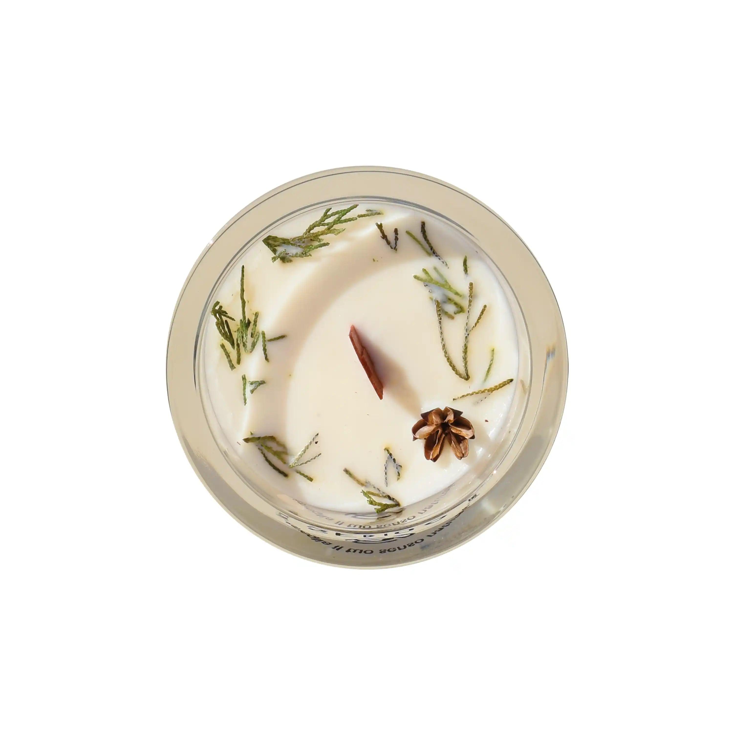 Candela Di Soia Profumata Equilibrio Pino Cedro Ginepro