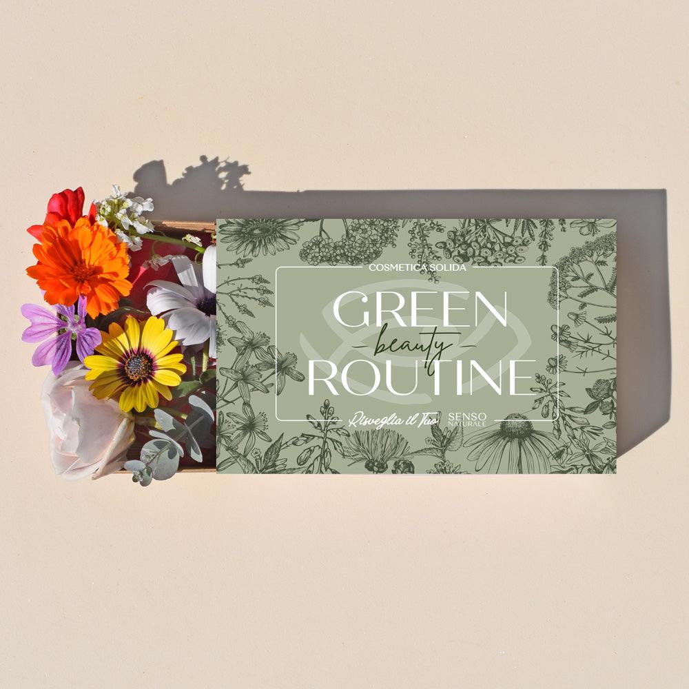 Beauty Routine box set GREEN - vacío para 2 productos