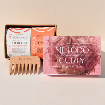 Zestaw CURLY METHOD - zalecany do włosów kręconych, suchych i poddawanych zabiegom 3 produkty