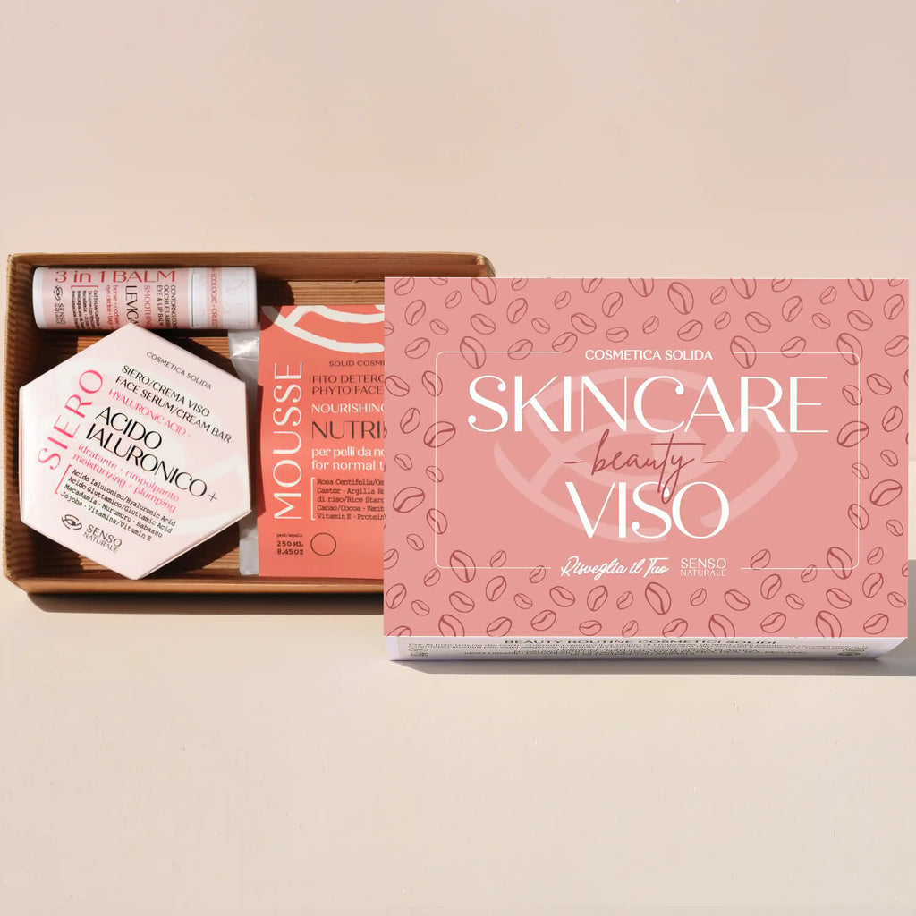 HYDRATING FACE CARE ROUTINE KIT – Eyes, Face, and Lips [3 products]