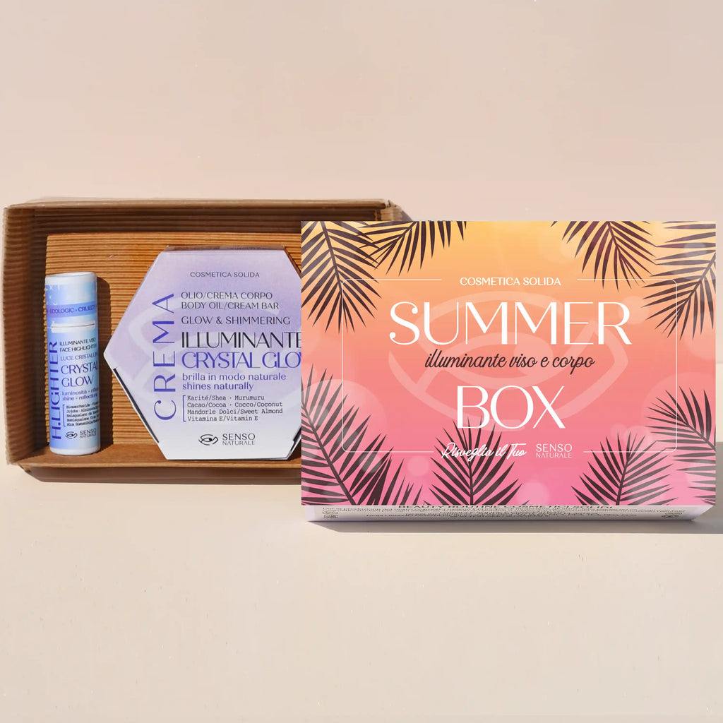 Summer Box CRYSTAL GLOW – Brillo Natural para Rostro y Cuerpo