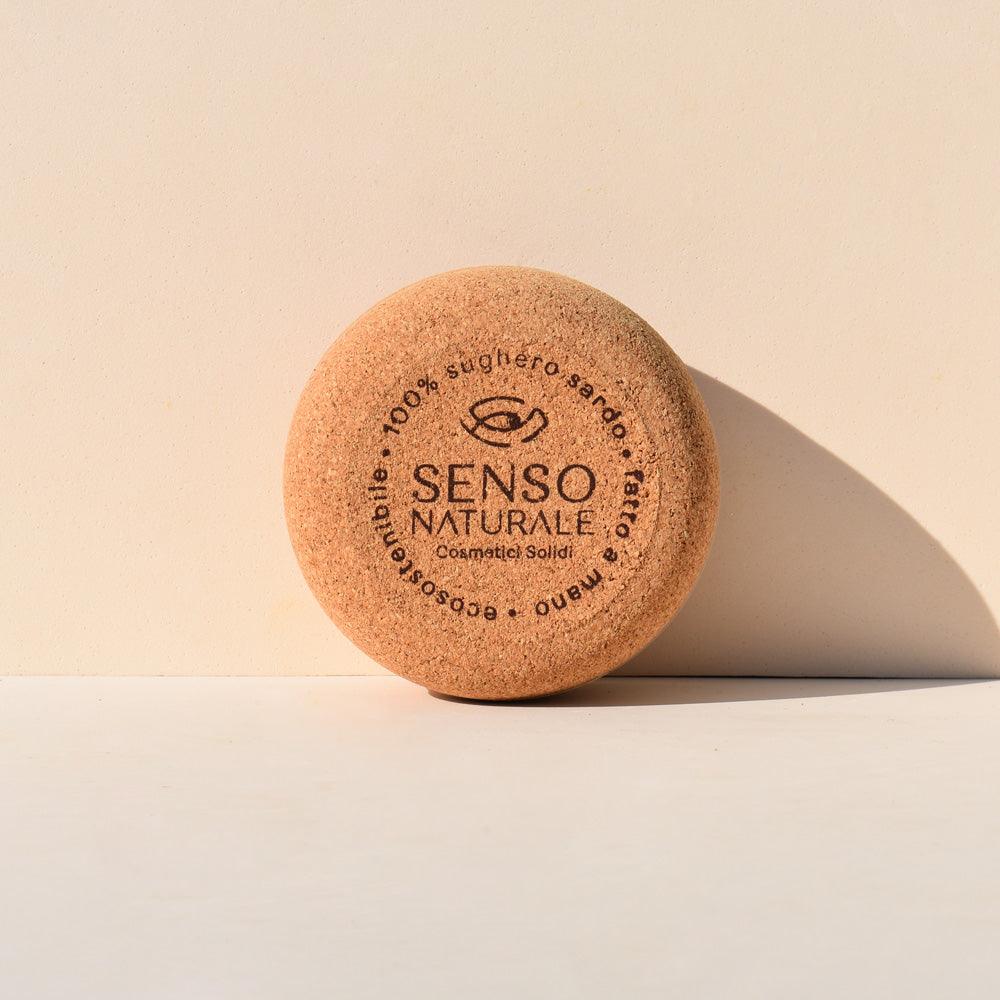 Contenitore porta SHAMPOO solido in sughero GRANDE
