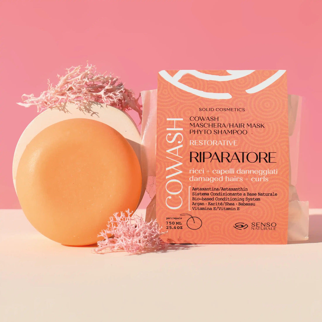 Cowash Maschera Balsamo 3 In 1 Con Astaxantina Bio