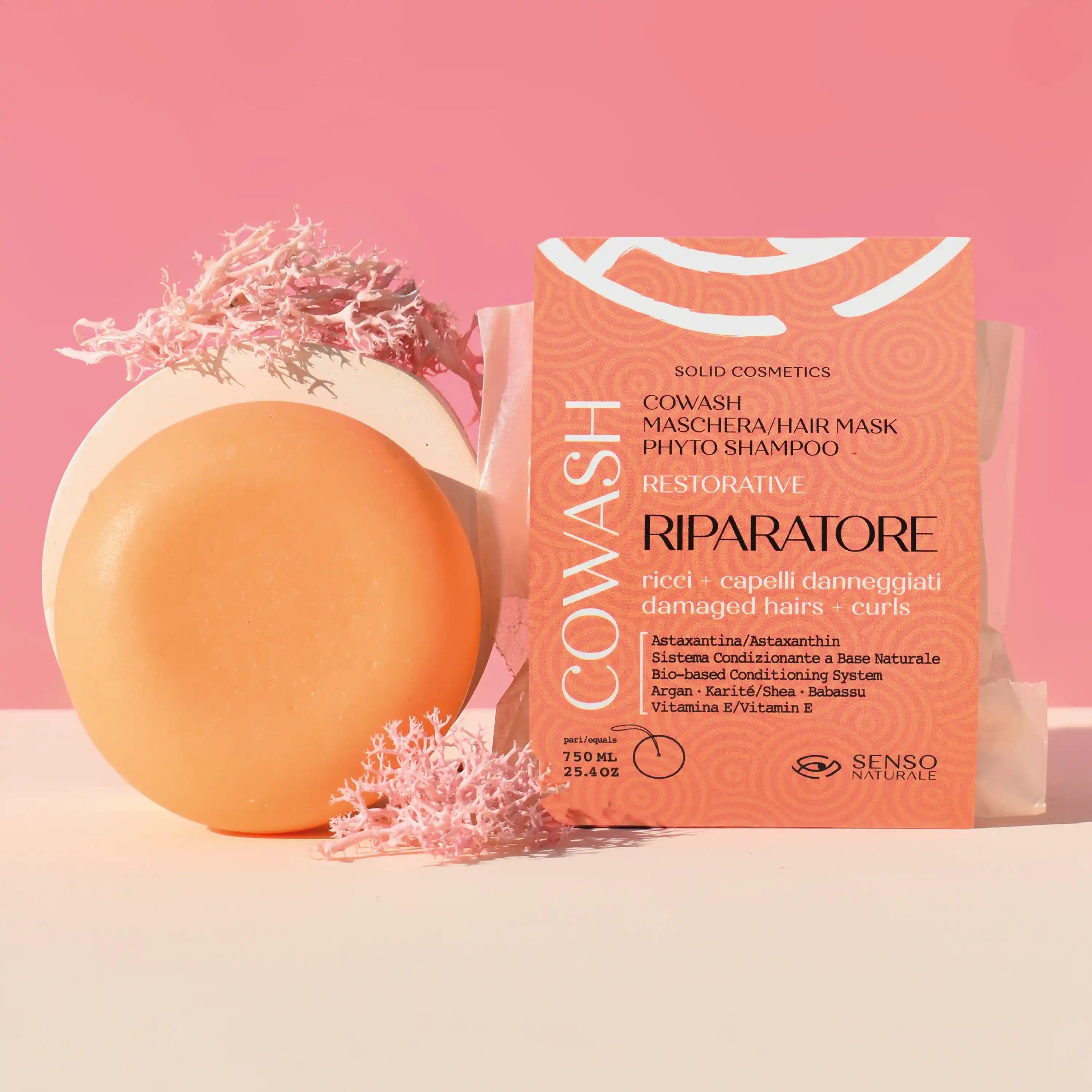 Cowash Maschera Balsamo 3 In 1 Con Astaxantina Bio