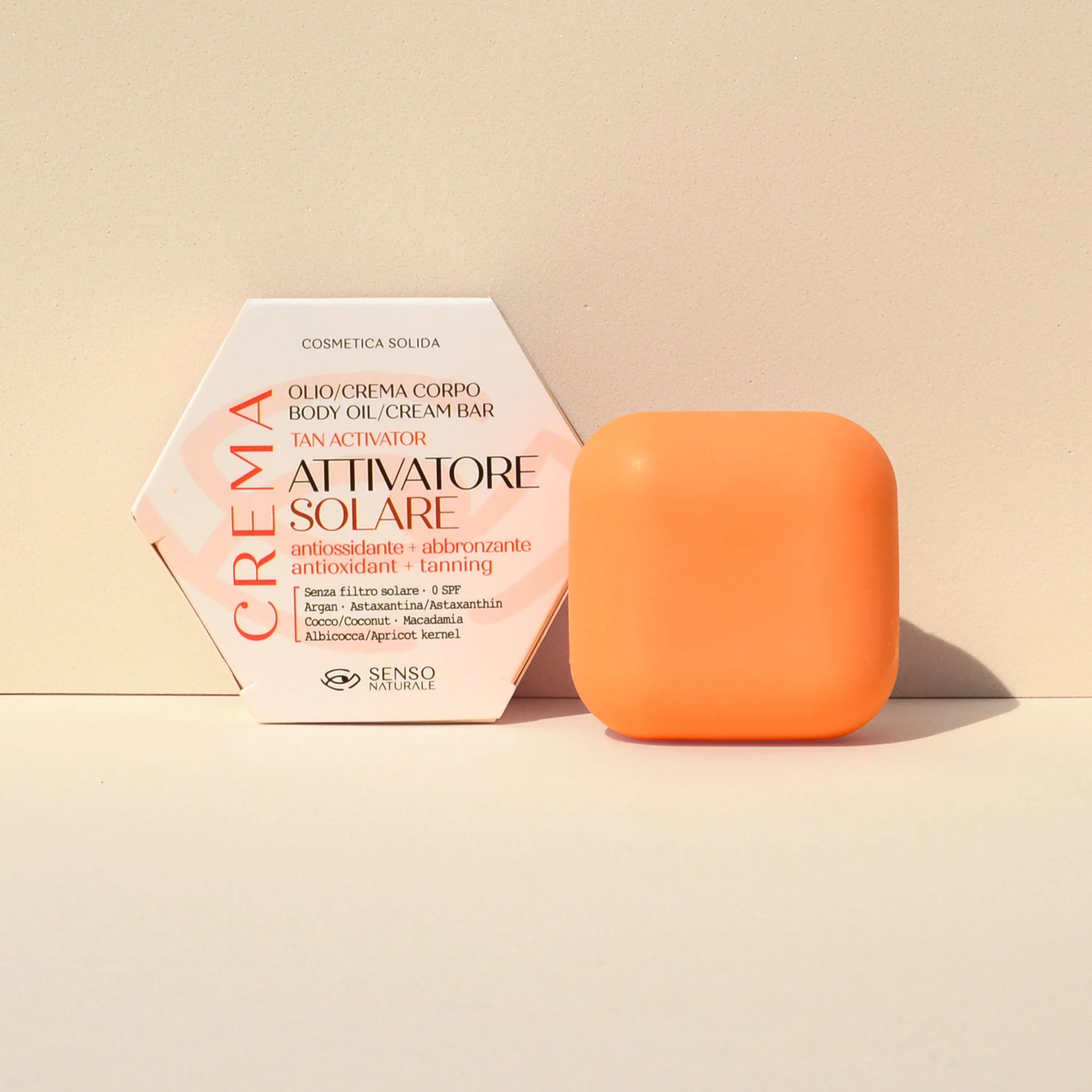 Solid Body Oil SUN ACTIVATOR - Extends Tan - 0 SPF