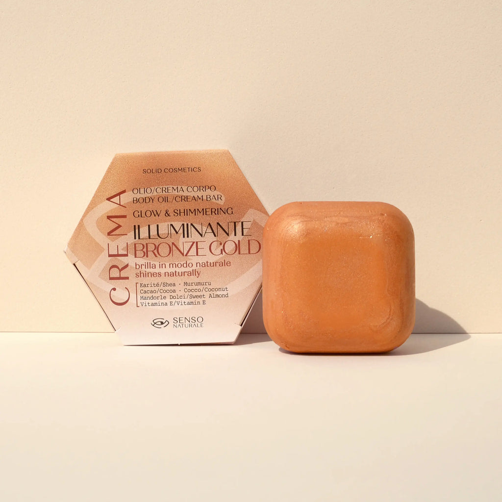 Crema Corpo Illuminante Con Brillantini Dorati