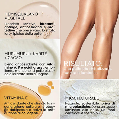 Crema Corpo Solida Senso Naturale Crystal Glow