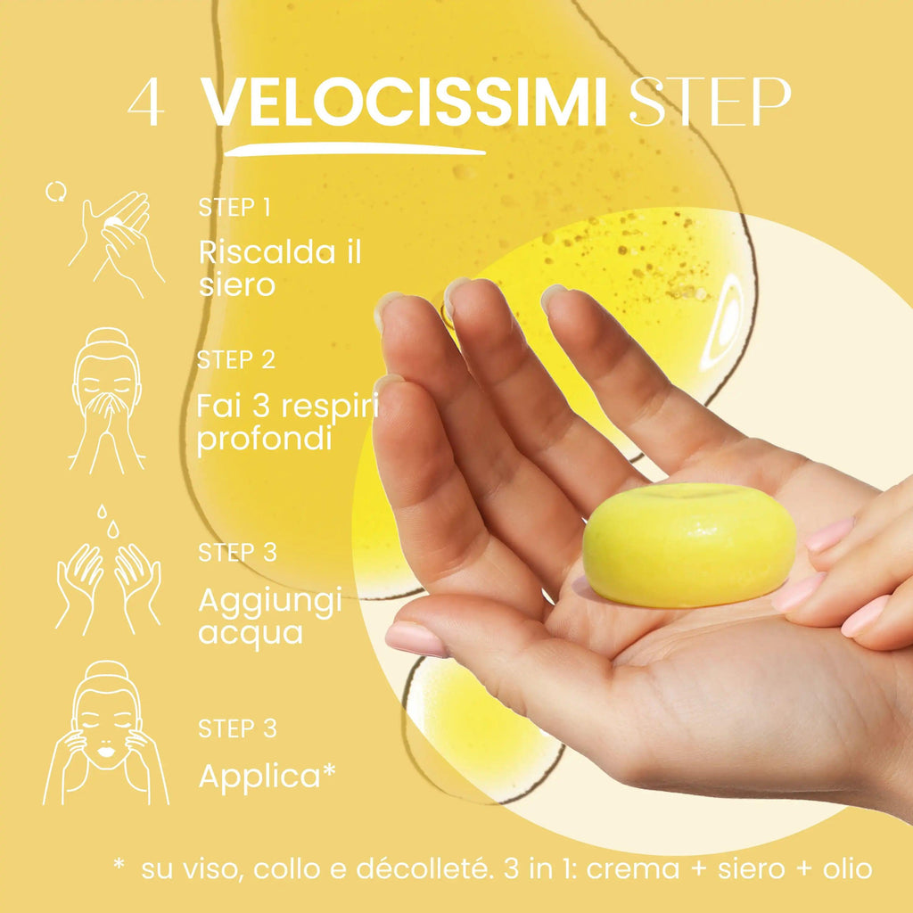 Crema viso illuminante contro macchie scure