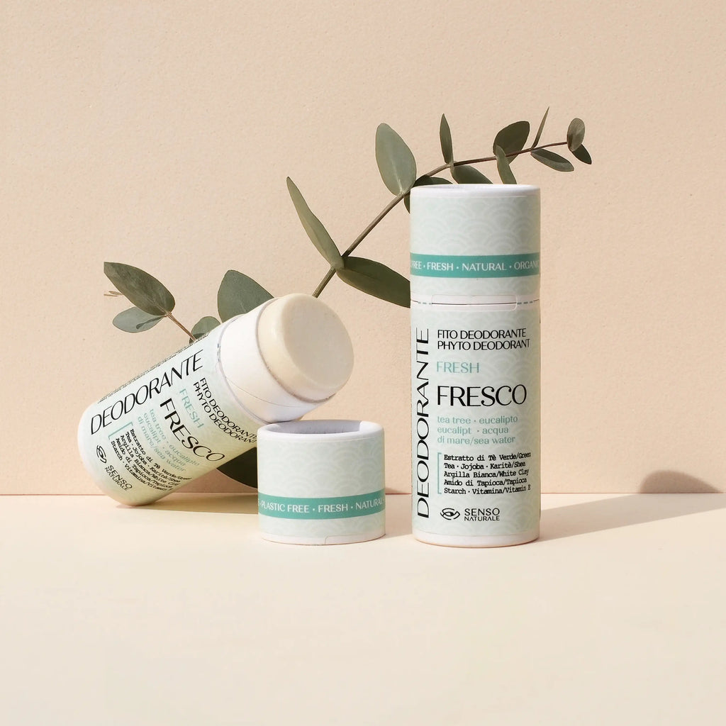 Déodorant Naturel FRAÎCHEUR au TEA TREE + EUCALYPTUS + EAU DE MER [format STICK]