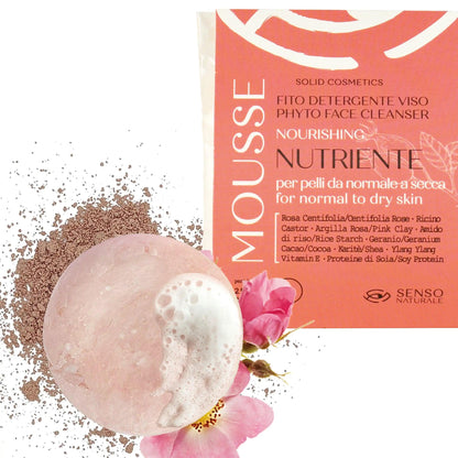 Detergente Solido Viso Con Argilla Rosa E Geranio