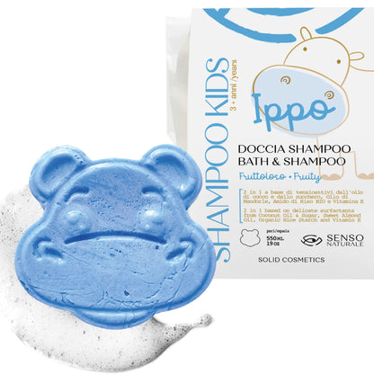 Doccia Shampoo Solido Bimbi Profumo Frutta Ippo