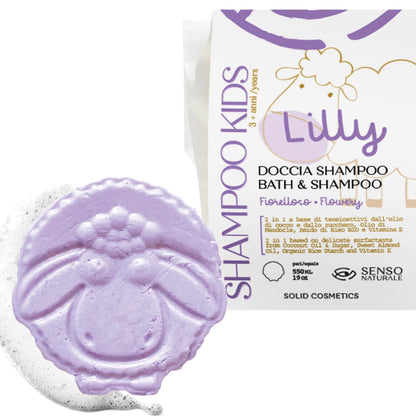 Doccia Shampoo Solido Per Bambini Pecorella Lilly