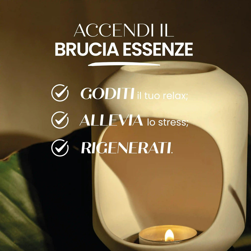 Essenza Solida Naturale Rosa Vaniglia E Mandarino Bio