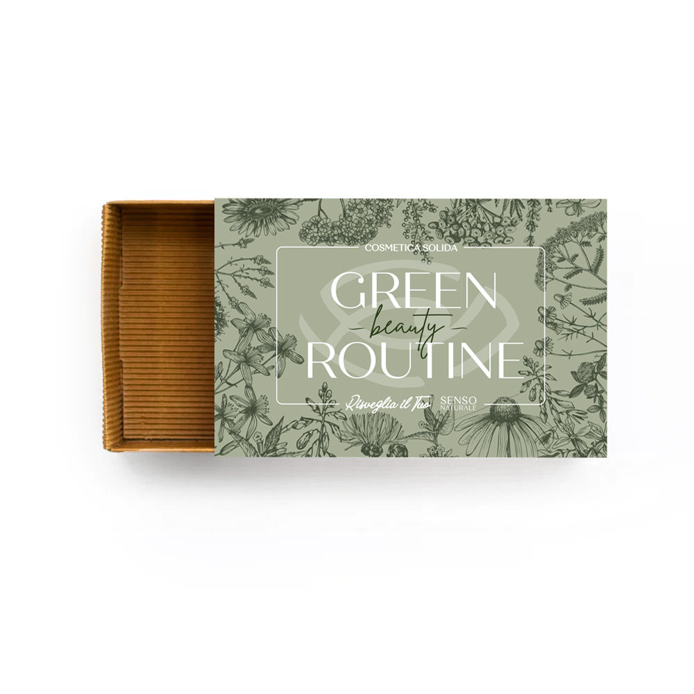 Beauty Routine box set GREEN - vacío para 2 productos