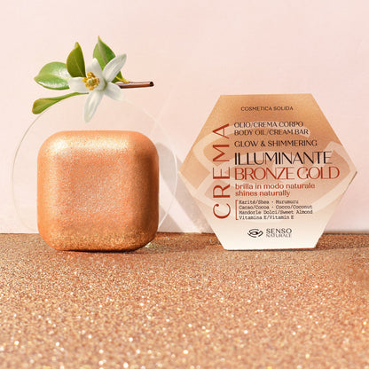 BRONZE GOLD Solid Body Oil + Cork Container [PACK]