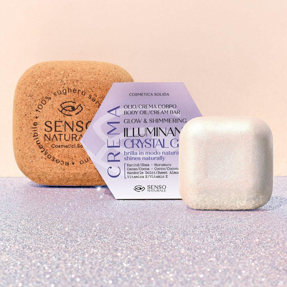 Solid Body Oil CRYSTAL GLOW + pojemnik z korkiem [ PACK ]