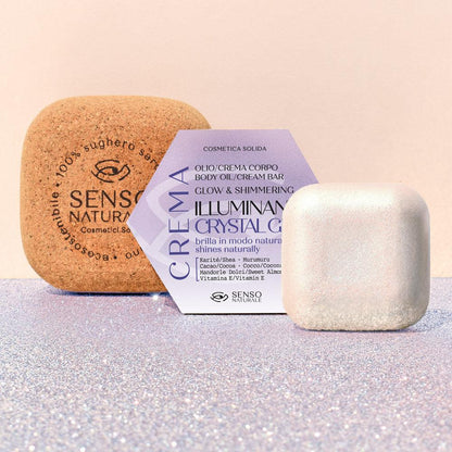 Solid Body Oil CRYSTAL GLOW + pojemnik z korkiem [ PACK ]