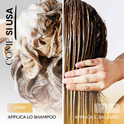 Fito Shampooing et Après-Shampooing Solide ILLUMINANT / ÉCLAIRCISSANT - 2 en 1 pour Cheveux Brillants et Dorés