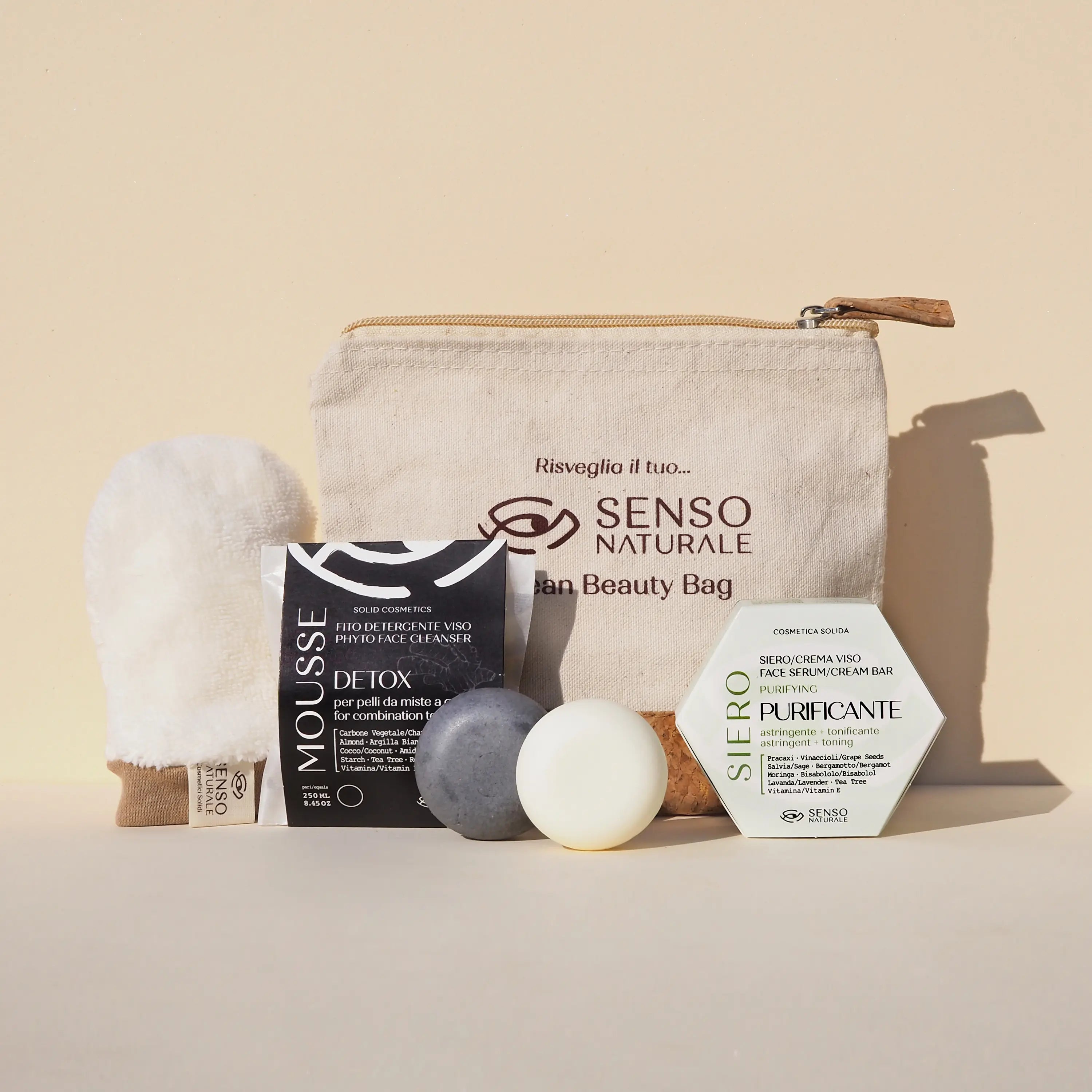 Senso Naturale Gesichtsreiniger Mousse – Mit Aktivkohle & Tonerde, Für Fettige Haut Und Akne