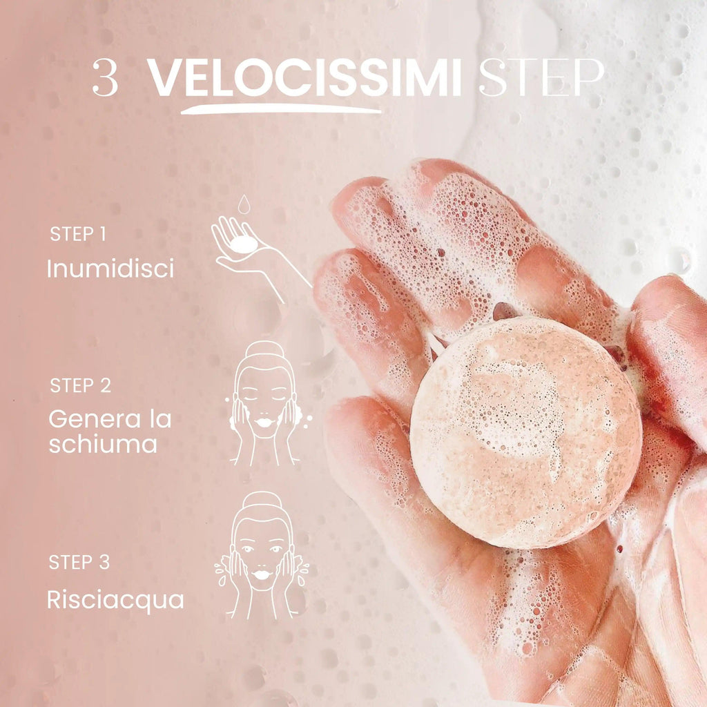Mousse Struccante Solida Per Pelli Sensibili