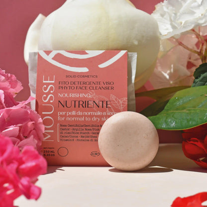 Mousse Viso Con Amido Di Riso E Argilla Rosa