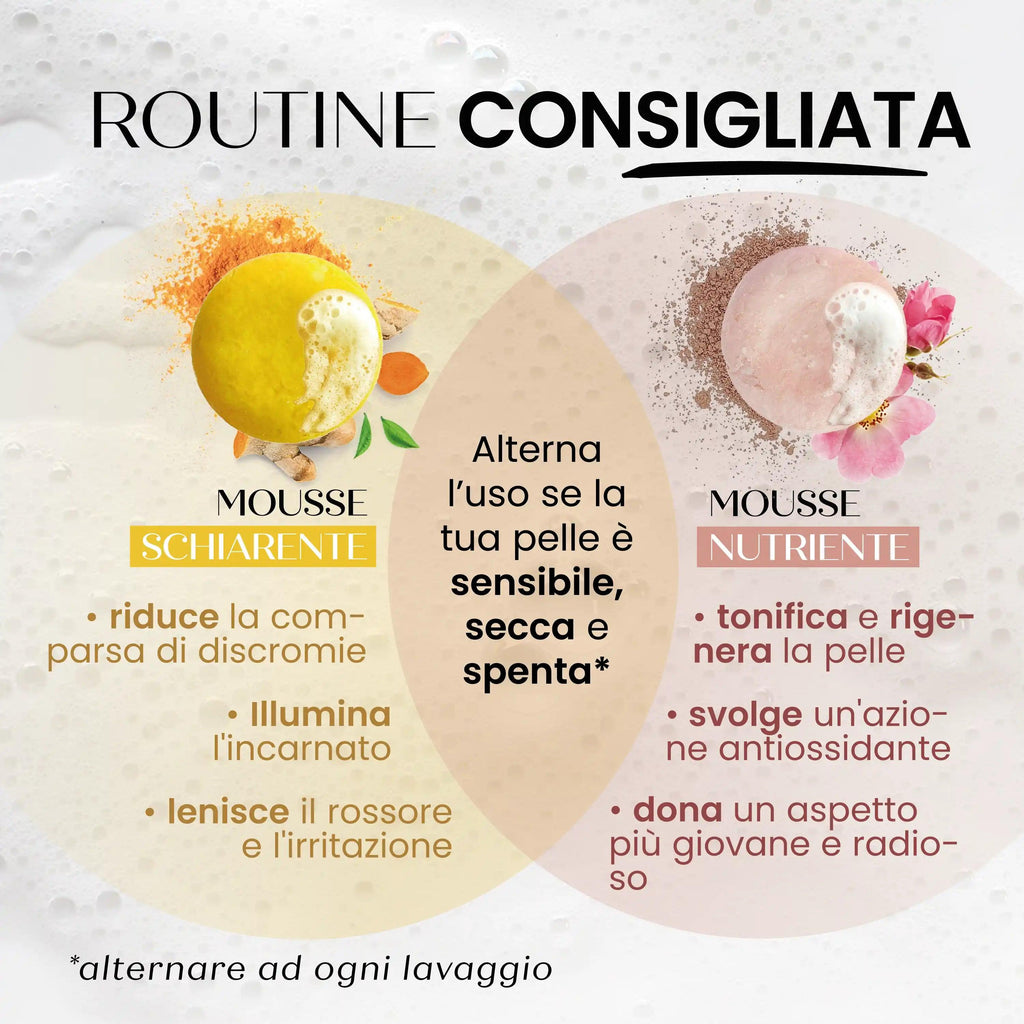 Mousse Viso Naturale Illuminante Per Pelle Chiara