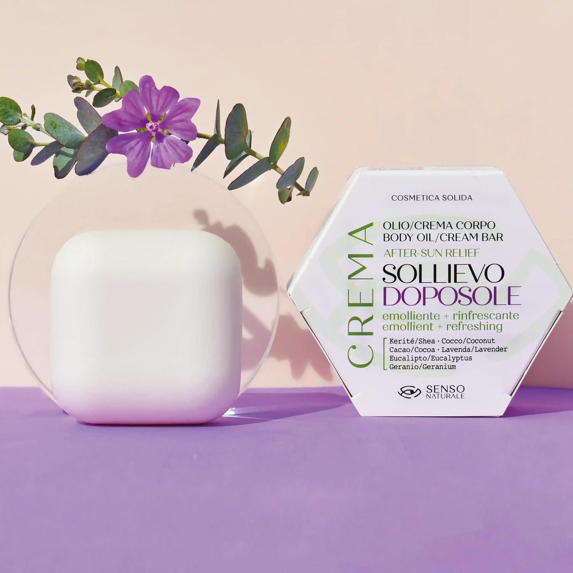 RELIEF Solid Body Oil - After-Sun Emollient Cream