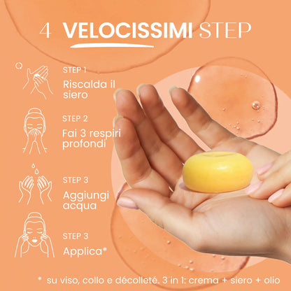 Pelle Liscia E Tonica Con Siero Viso Antiage