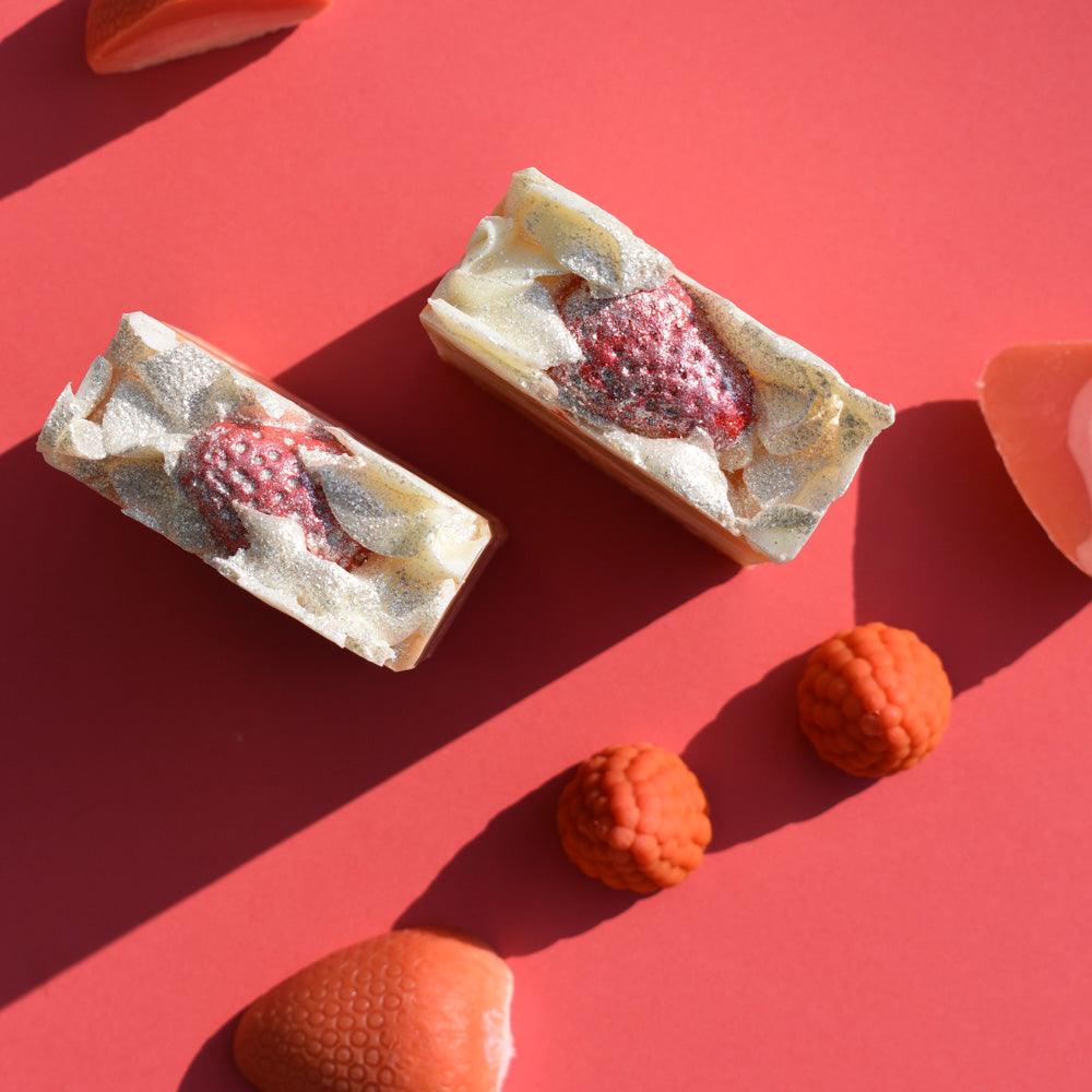 Bath Foam / Body Shower Balm PROSECCO AND STRAWBERRIES