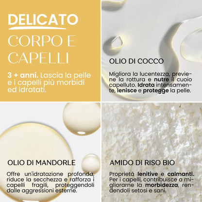 Shampoo Doccia Bimbi Coniglietto Bio Naturale