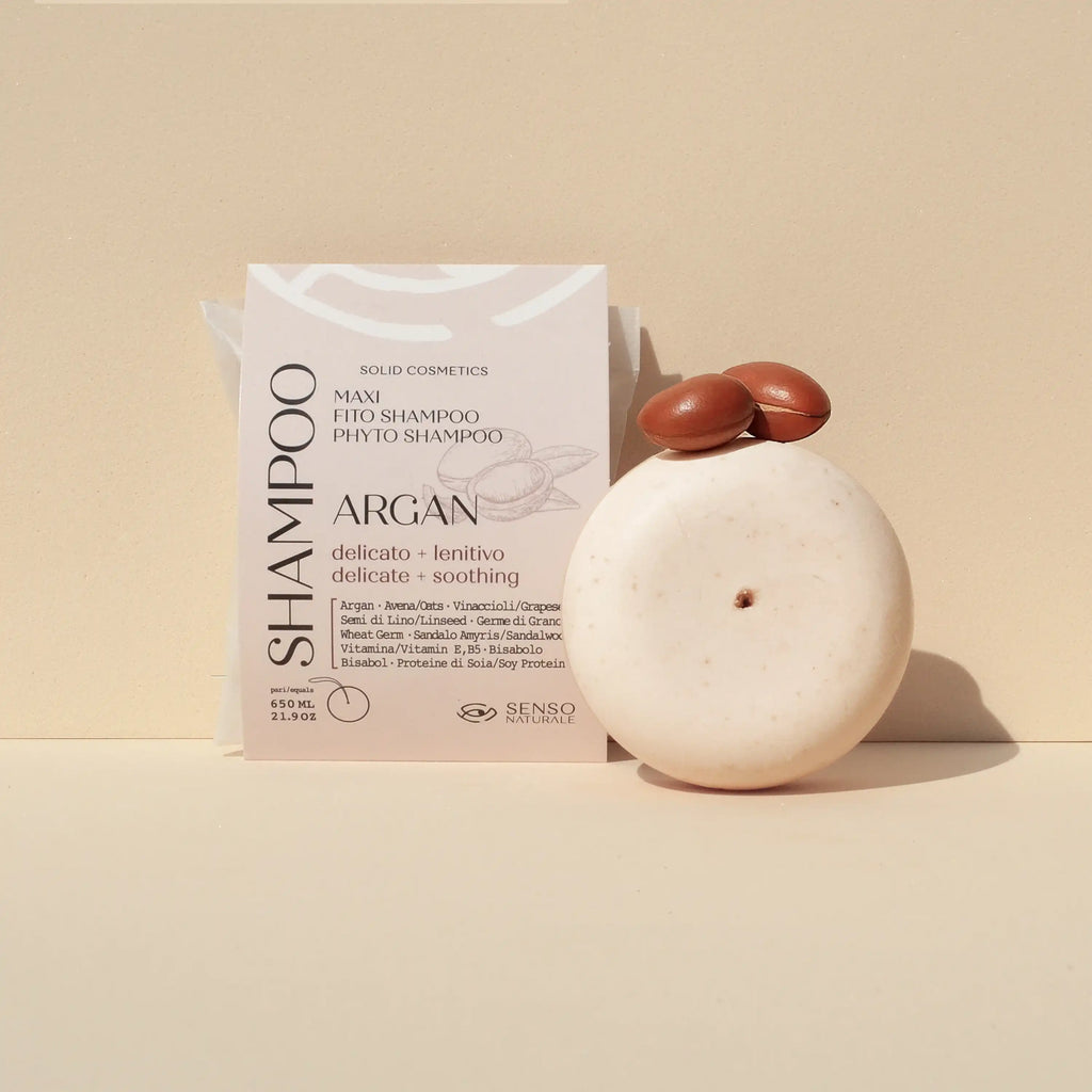 Phyto Solid Shampoo Soothing ARGAN - Delicate for sensitive skin