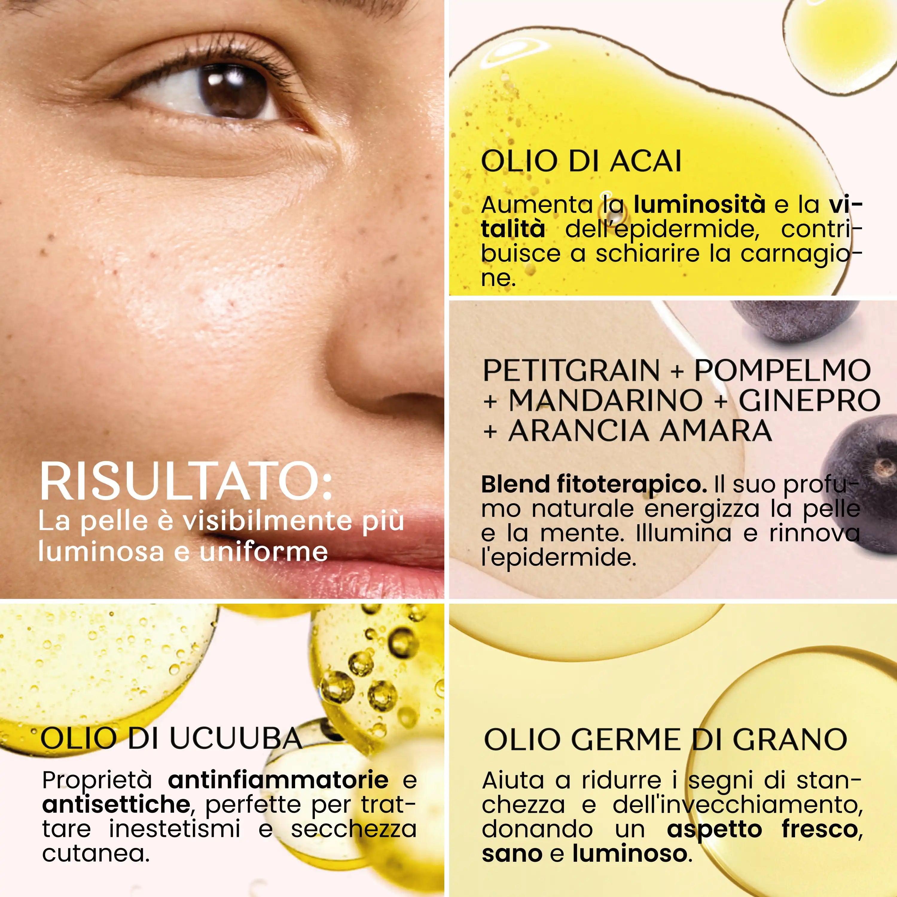 Siero schiarente viso per una pelle uniforme