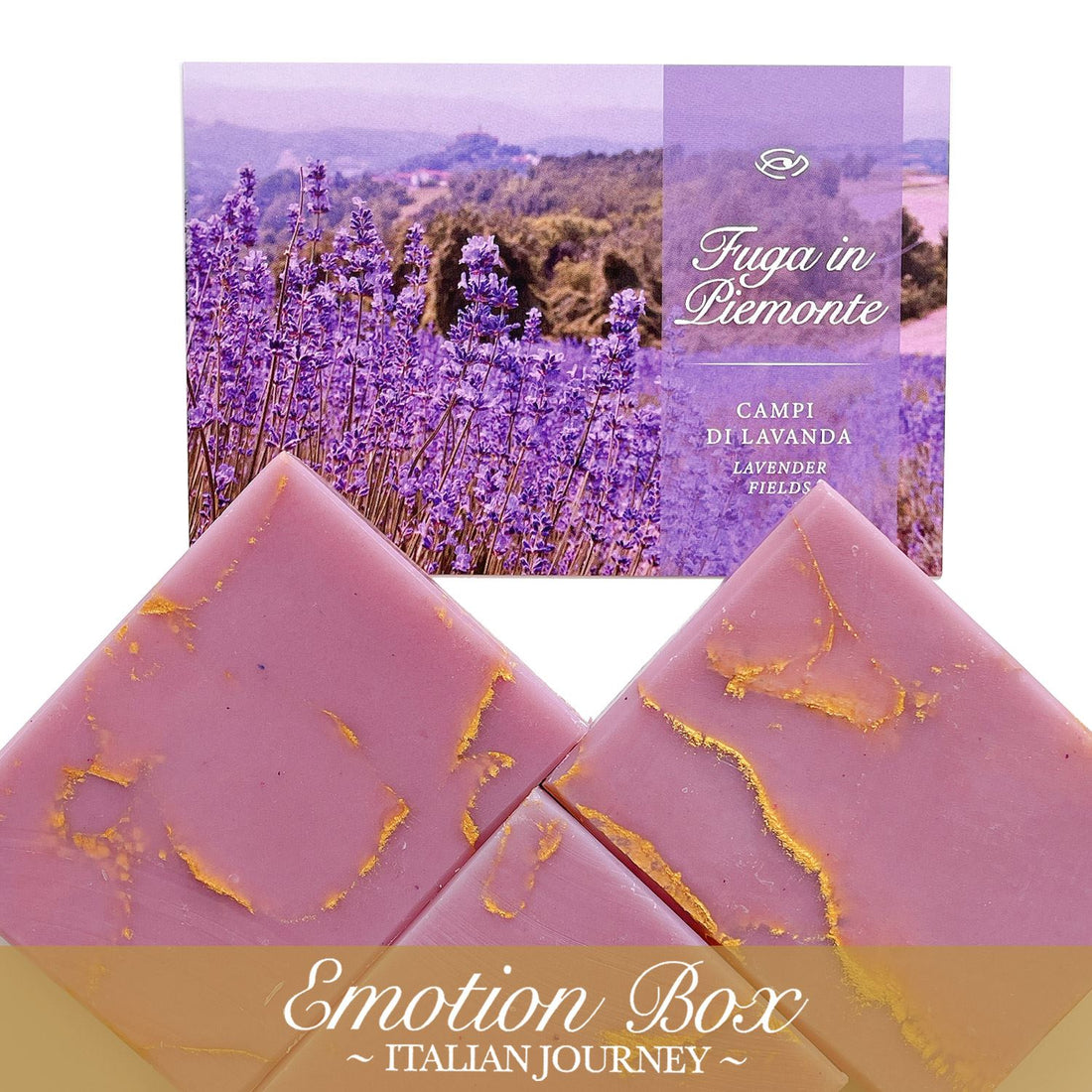 Emotion Box - ESCAPE IN PIEDMONT (Lavender Fields) 2 SOAPS