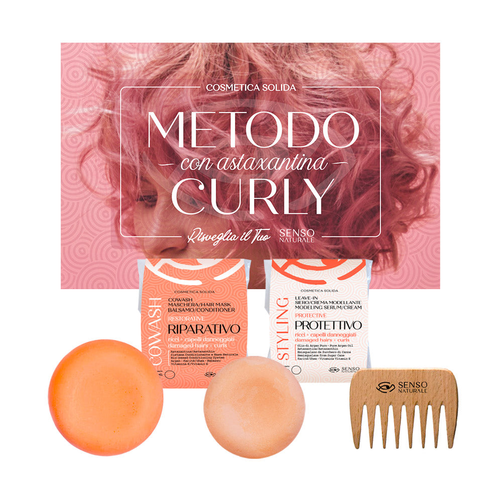 Kit METODO CURLY - Consigliato per capelli ricci, secchi e trattati 3 prodotti