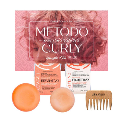 Zestaw CURLY METHOD - zalecany do włosów kręconych, suchych i poddawanych zabiegom 3 produkty