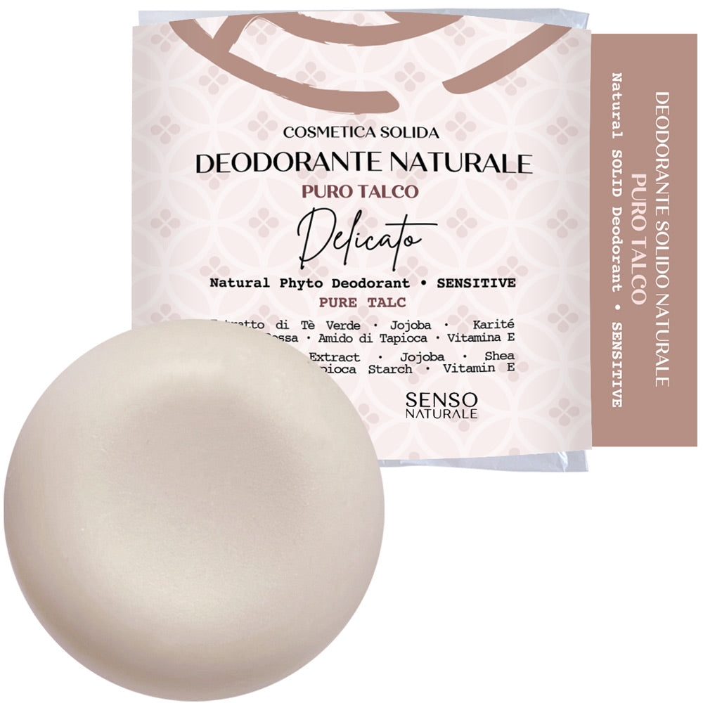 Natürliches DELICATE Deodorant mit PURE TALC-Duft
