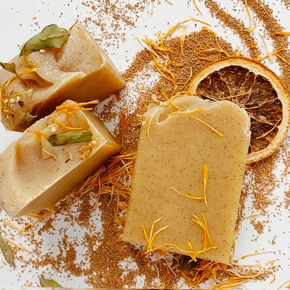 Bálsamo exfoliante corporal NARANJA Y CANELA