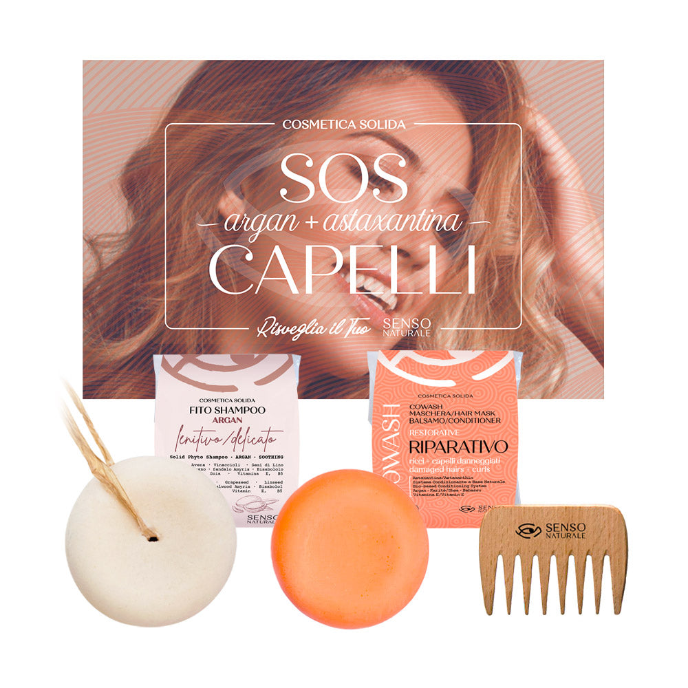 SOS HAIR Kit - Recommended for curly, dry and treated hair 3 products